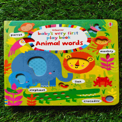 Usborne - Baby's very first play book - Animal Words (Peephole)