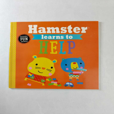 Hamster learns to HELP - (All Stickers intact)