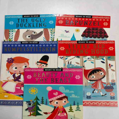 Combo Set - Ready to Read - The Ugly Duckling / Rapunzel / Rumpelstiltskin / Little Red Riding Hood / Beauty and the Beast